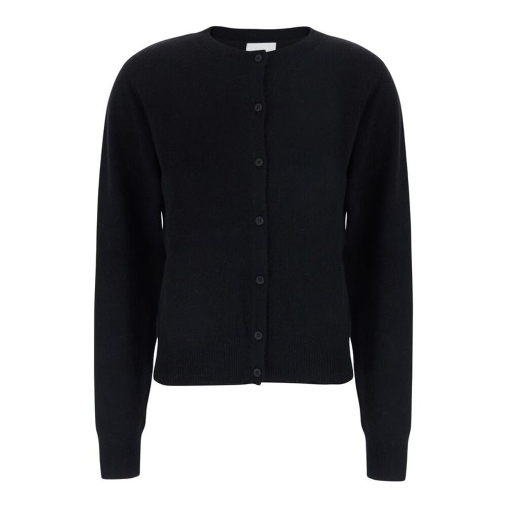 Solocascmir Women High-Neck Long-Sleeve Top In Tech Fabric Black Unisex